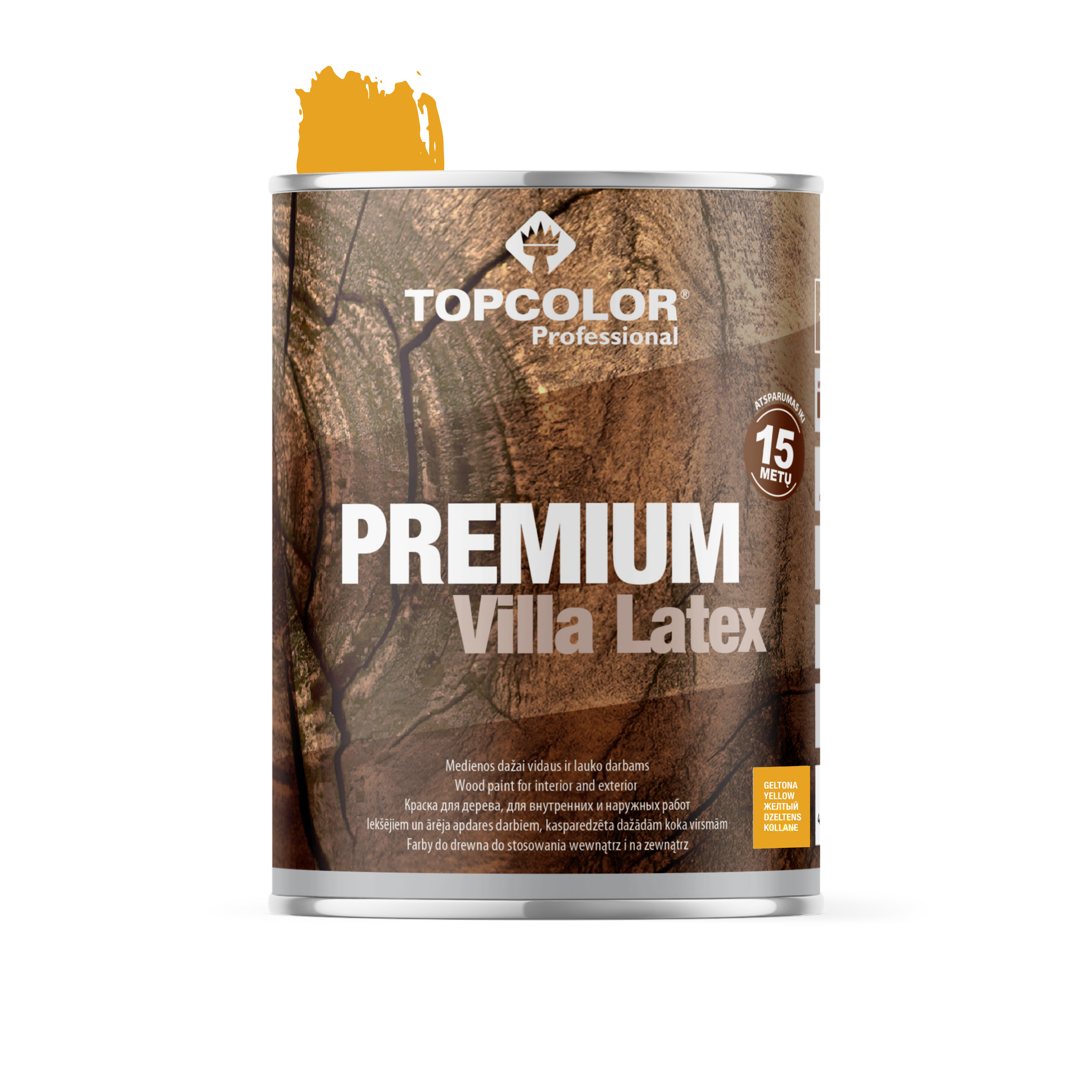 PREMIUM VILLA LATEX - Geltona