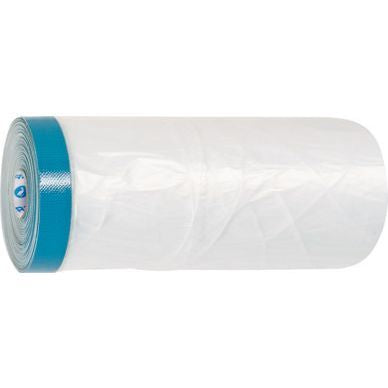 Storch curtain with adhesive tape